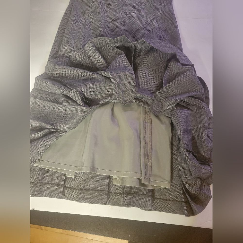 Ted Baker London Gray Checked Dress - Picture 6 of 10